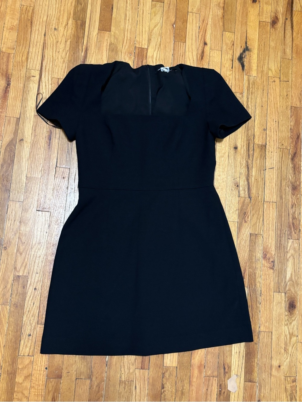 French Connection Black Short Sleeve Mini Dress